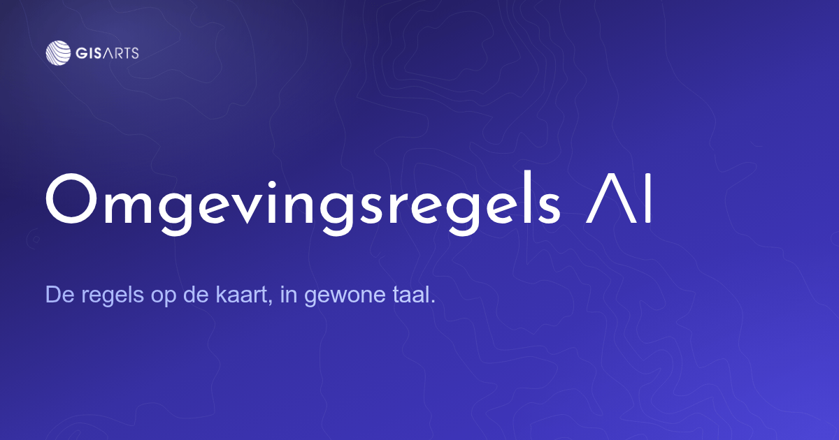 Omgevingsregels AI: de regels op de kaart, in gewone taal